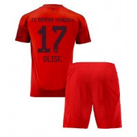 Camisa de time de futebol Bayern Munich Michael Olise #17 Replicas 1º Equipamento Infantil 2024-25 Manga Curta (+ Calças curtas)